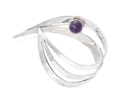 Smycken, BROSCH, silver, i auktion: Allmänna – Tisdag 11 november