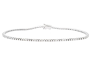 Smycken - TENNISARMBAND, 18K vitguld - View 1