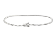 Smycken - TENNISARMBAND, 18K vitguld - View 2