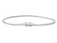 Smycken - TENNISARMBAND, 18K vitguld - View 2