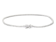 Smycken - TENNISARMBAND, 18K vitguld - View 2