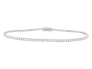 Smycken - TENNISARMBAND, 18K vitguld - View 1