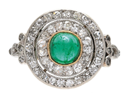 Smycken - RING, platina/18K guld - View 2