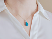 Smycken - HÄNGE, 18K vitguld - View 3