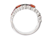 Smycken - RING, 18K vitguld med 4 briljantslipde diamanter 0,10 ctv - View 2