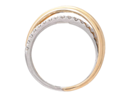 Smycken - RING, 18K guld/vitguld med 38 briljantslipade diamanter 0,76 ctv - View 2