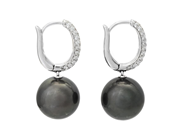 Smycken - PÄRLÖRHÄNGEN, 18K vitguld - View 2