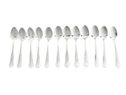 Silver, MATSILVER, 12 st kaffeskedar, i auktion: Allmänna – Tisdag 9 december