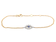 Smycken - ARMBAND, 18K guld/vitguld - View 1