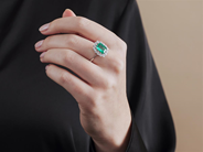 Smycken - CARMOSÉRING, 18K vitguld - View 6