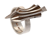 Smycken, RING, sterlingsilver, i auktion: Lilla Smycken – Tisdag 18 november