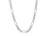 HALSKEDJA, sterlingsilver, figarolänk, 41,5 cm, vikt 34,4 g.