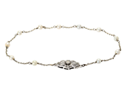 Smycken - ARMBAND, 14K vitguld - View 1