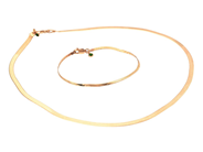 Smycken, ANI JEWELS, förgyllt sterlingsilver, i auktion: Allmänna – Tisdag 25 november