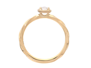 Smycken - ENSTENSRING, 18K guld med ovalslipad briljant 0,29 ctv - View 2