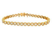 Smycken - TENNISARMBAND, 14K guld - View 1