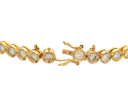 Smycken - TENNISARMBAND, 14K guld - View 3