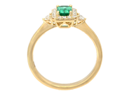 Smycken - RING, 18K guld med smaragd 0,46 ct - View 2