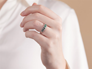 Smycken - RING, 18K vitguld - View 3