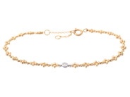 Smycken - ARMBAND, 18K guld/vitguld - View 1