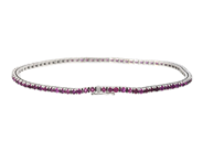 Smycken - TENNISARMBAND, 18K vitguld - View 2