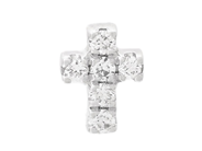 Smycken - ETT ÖRHÄNGE, 18K vitguld - View 1