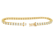 Smycken - TENNISARMBAND, 18K guld - View 3