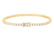 Smycken - TENNISARMBAND, 18K guld - View 2