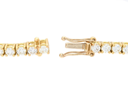 Smycken - TENNISARMBAND, 18K guld - View 3