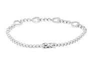 Smycken - ARMBAND, 18K vitguld - View 2