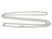 Smycken, HALSKEDJA, sterlingsilver, i auktion: Allmänna – Tisdag 9 december