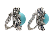 Smycken - ÖRHÄNGEN, 18K vitguld - View 2