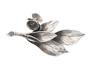 Smycken, BROSCH, silver, i auktion: Lilla Smycken – Tisdag 18 november