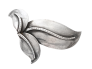 Smycken, BROSCH, silver, i auktion: Lilla Smycken – Tisdag 18 november