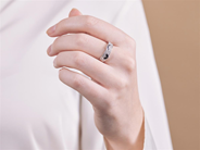 Smycken - RING, 18K vitguld - View 3