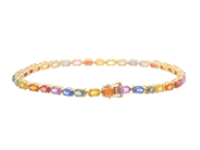 Smycken - TENNISARMBAND, 18K guld - View 2