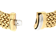 Smycken - ARMBAND, 18K guld/vitguld - View 3