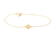 Smycken - ARMBAND, 18K guld med 17 briljanter 0,04 ctv W/VS - View 1