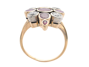 Smycken - RING, 18K guld/silver - View 2