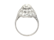 Smycken - RING, platina - View 2