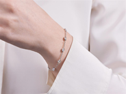 Smycken - ARMBAND, 18K vitguld - View 3