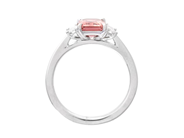 Smycken - RING, 18K vitguld med rosa turmalin 1,41 ctv - View 2