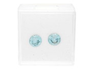 Ädelstenar - 2 ZIRKONER, runda - View 1