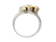 Smycken - RING, 18K guld/vitguld - View 2