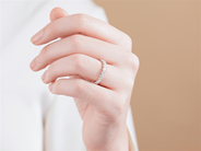 Smycken - HELALLIANSRING, platina - View 3