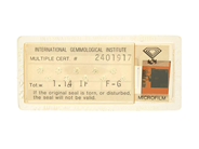 Ädelstenar, 10 DIAMANTER, briljantslipade 1,14 ctv, i auktion: Lilla Smycken – Tisdag 16 december 2025