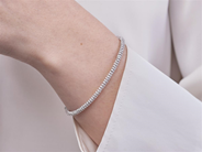 Smycken - ARMBAND, 18K vitguld - View 4