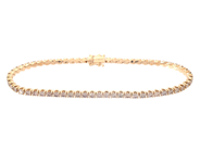 Smycken - TENNISARMBAND, 18K guld - View 1