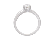 Smycken - ENSTENSRING, 18K vitguld - View 2