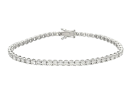 Smycken - TENNISARMBAND, 18K vitguld - View 1